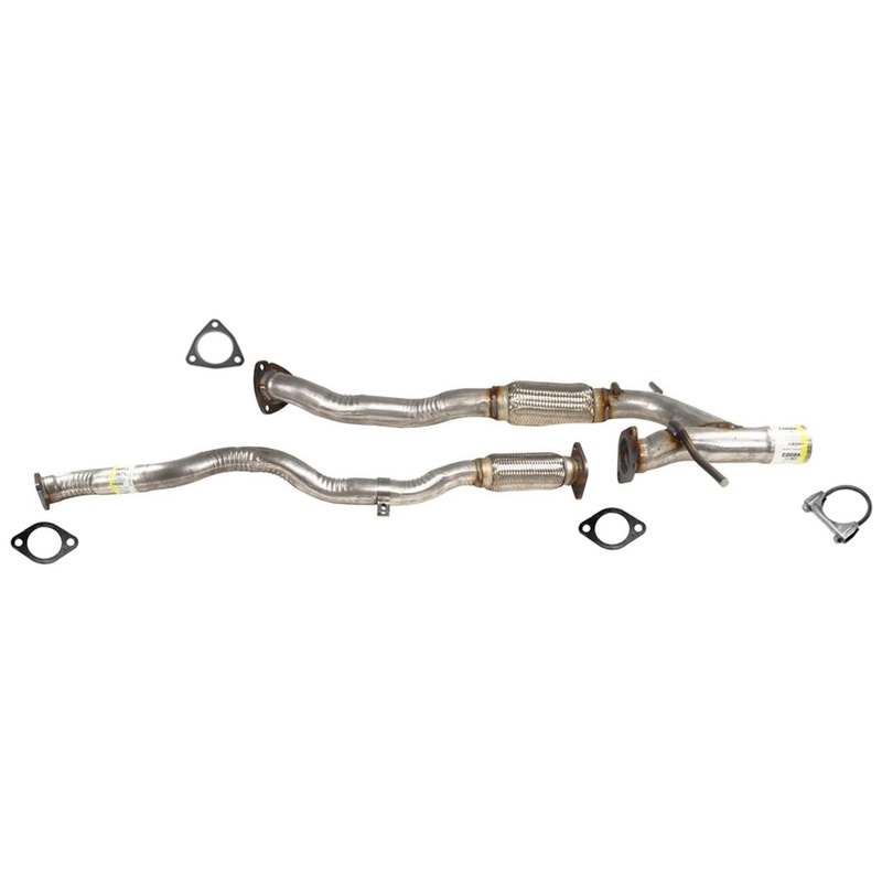 Left + Right Engine Flex Pipe For Jeep Cherokee 2014-2018 3.2L Front Wheel Drive