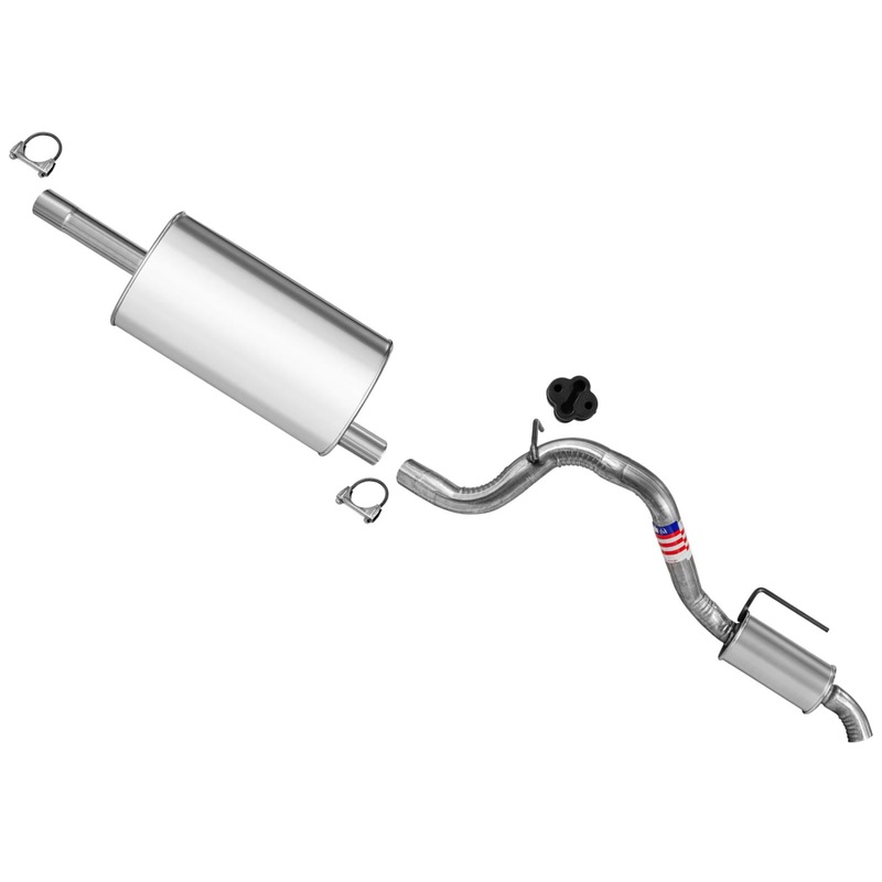 Middle Muffler & Resonator For Jeep Liberty 2008-2012 / Dodge Nitro 2007-11 3.7L