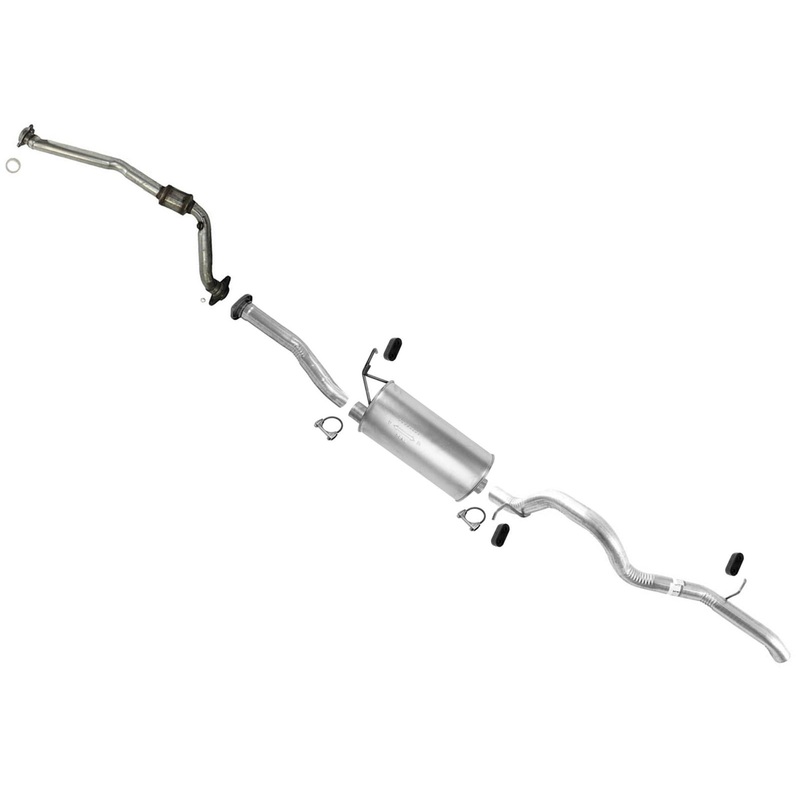 Muffler Exhaust Pipe System for Colorado 2004-2012 With 111" Inch Wheel Base