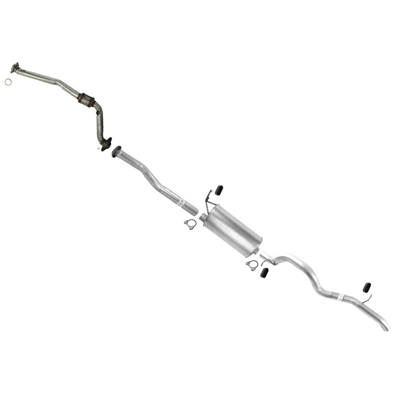 Muffler Exhaust Pipe System for Colorado 2004-2012 With 126 Inch Wheel Base