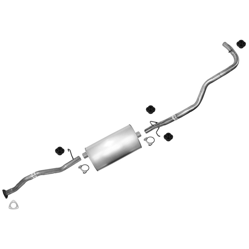 Muffler Pipe Exhaust System for S10 Pick Up 2000 2.2 122.9" Wheelbase