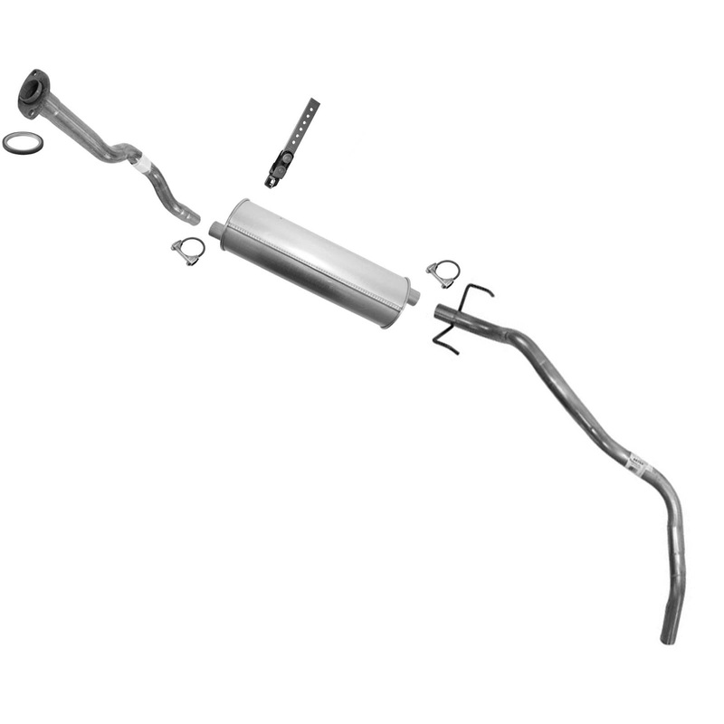 Muffler Pipe for Toyota 89-92 Pick Up 2.4L Xtra Cab 121" W base Rear Wheel Drive
