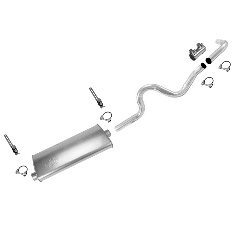 Muffler Tail Pipe Exhaust System for Jeep Grand Wagoneer 1984-1991 5.9L