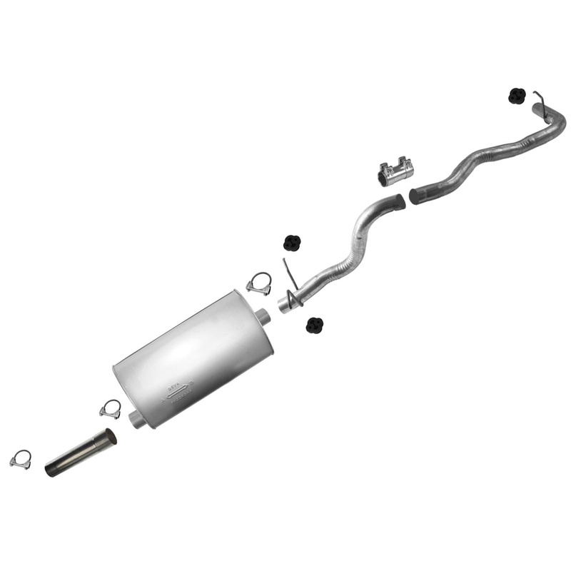 Muffler + Tail Pipe For GMC 1996-2003 S10 Sonoma Pick Up 4.3L Rear Wheel Drive