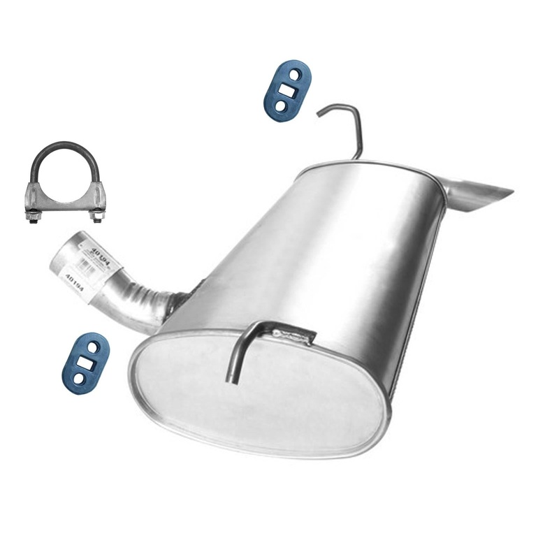 Rear Muffler Assembly W/ Hangers For Jeep Wrangler 3.6L 2012-2017