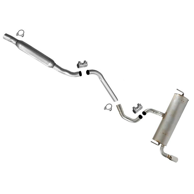 Resonator Extension Pipe Muffler For Jeep Cherokee 14-18 2.4L All Wheel Drive