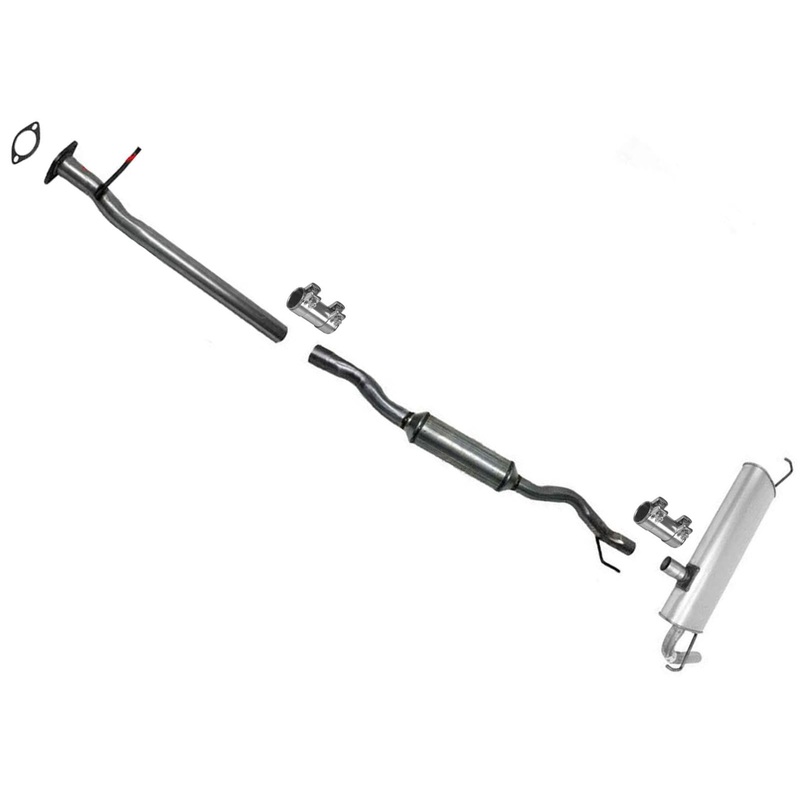 Resonator & Muffler for Nissan Rogue 08-13 2.5L CALIFORNIA EMISSIONS