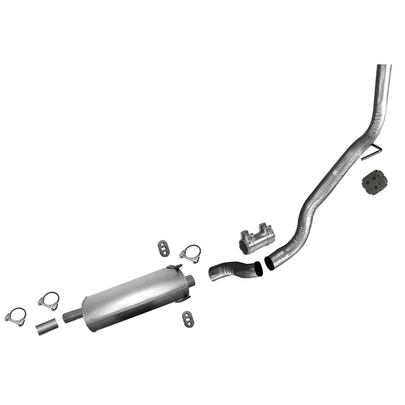 Weld on Muffler and Tail Pipe for Dodge Ram 1500 Pick Up 2009-2018