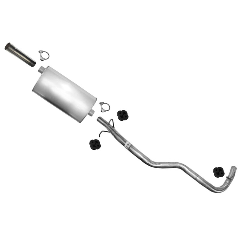Weld on Muffler Tail Pipe for Chevrolet S10 Pick Up 1995-2000 w/ 122.9 Wheelbase