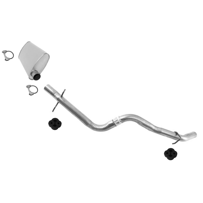 Weld on Muffler Tail Pipe for Chevrolet S10 Pick Up 96-2003 4.3 Short Bed Model