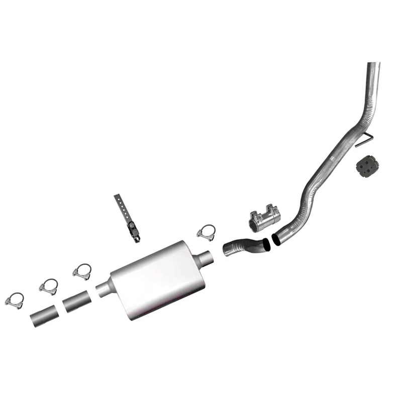 Weld on Performance Muffler Tail Pipe Resonator for Dodge Ram 1500 Pick Up 09-18
