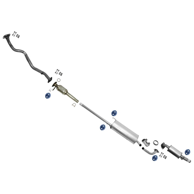 Catalytic Converter Pipe Muffler Resonator for Toyota Highlander 2.4L 2004-2007