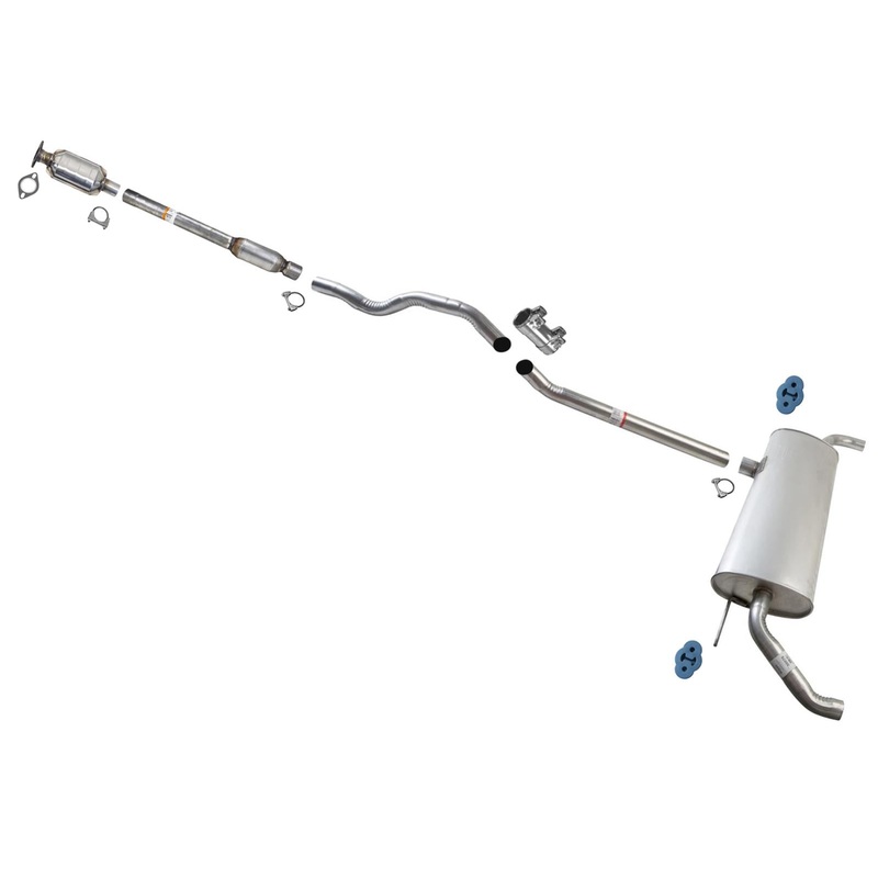 Catalytic Converter Resonator Pipe Muffler for Ford Fusion 17-20 All Wheel Drv