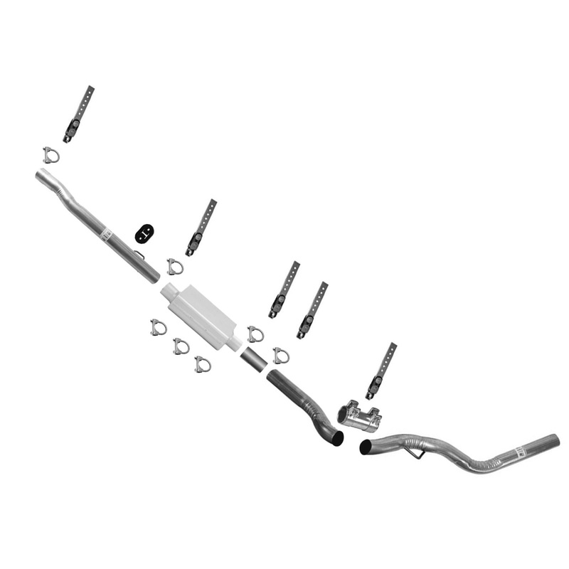 Cheery Bomb Performance Muffler with Exhaust for Dodge Ram 2500 5.7L 03-09
