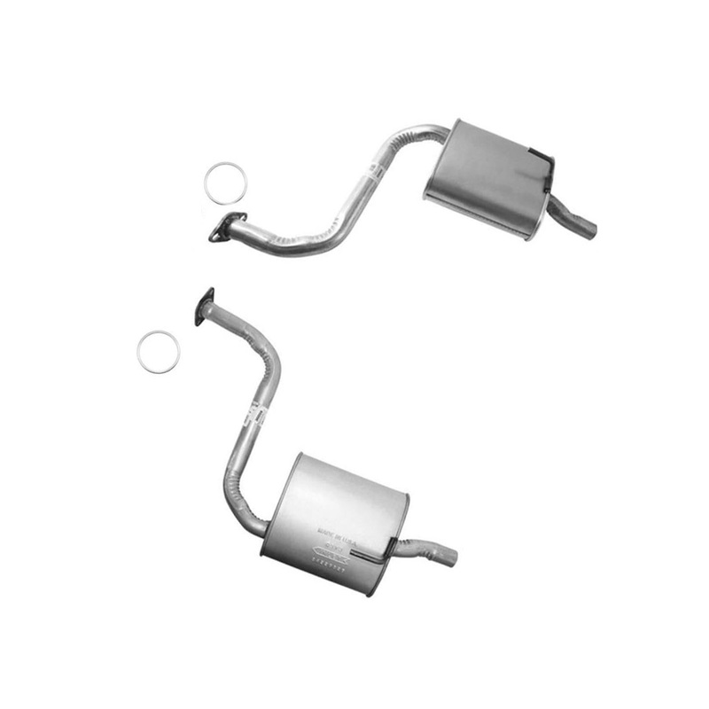 Dual Mufflers Exhaust System For Nissan Maxima 2009 2010 2011 2012 2013 2014