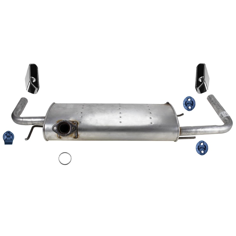 Dual Outlet Rear Muffler with Chrome Tips Gasket for Nissan Murano 2015-2023