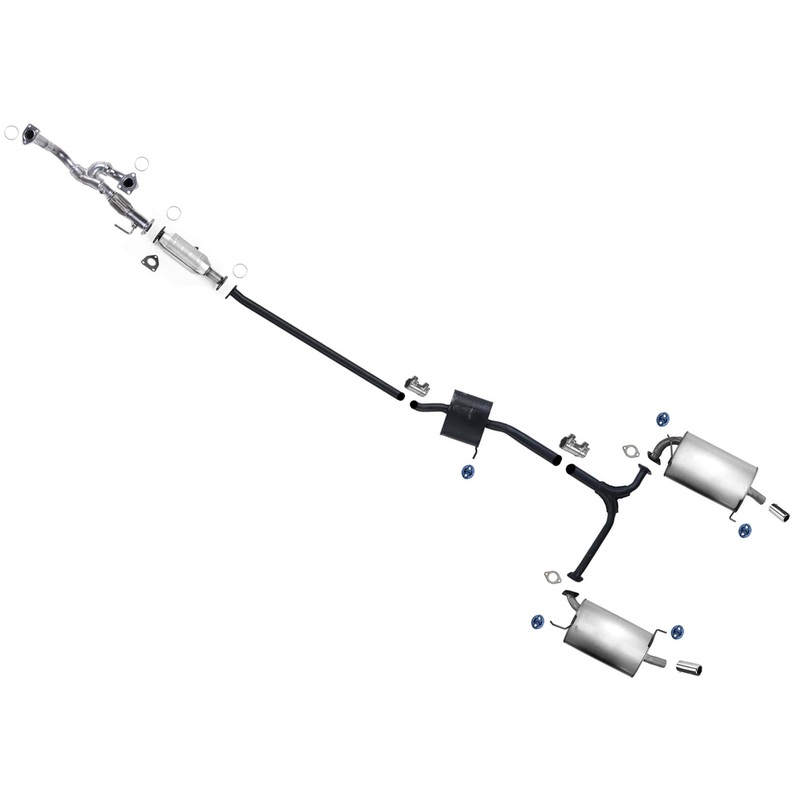 EPA Catalytic Converter Dual Exhaust System Mufflers For Acura TL 99-2003 3.2L