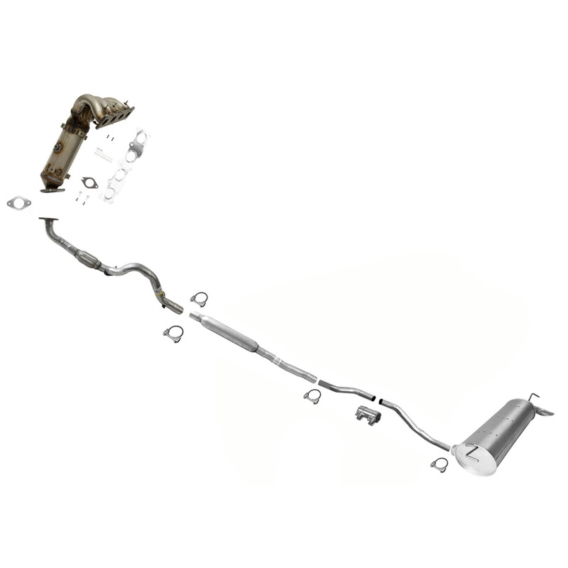 Exhaust System Extension Pipe Muffler Tail Pipe For Jeep Renegade 2.4L 2015-2018