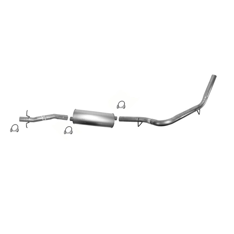 Exhaust System Muffler Tail Pipe For 00-2003 for Dodge Dakota 3.9L Quad Cab 4x4