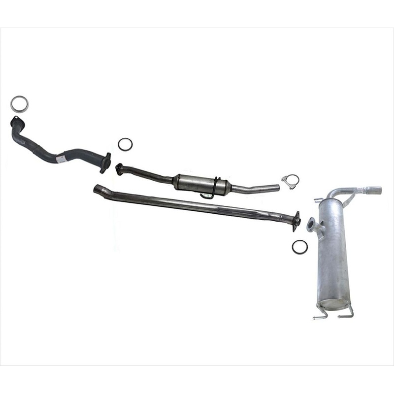 Exhaust System With Front Pipe Resonator & Muffler Gasket For Toyota RAV4 01-03