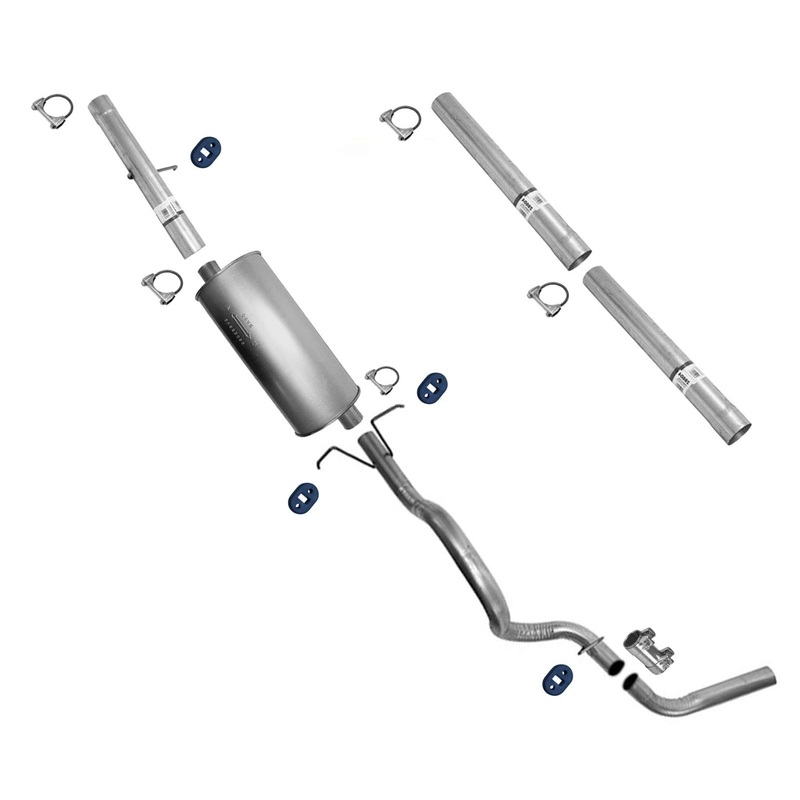For 1998-2003 Ford F150 4.2 4.6 5.4L Muffler Tail Pipe Exhaust System 157"