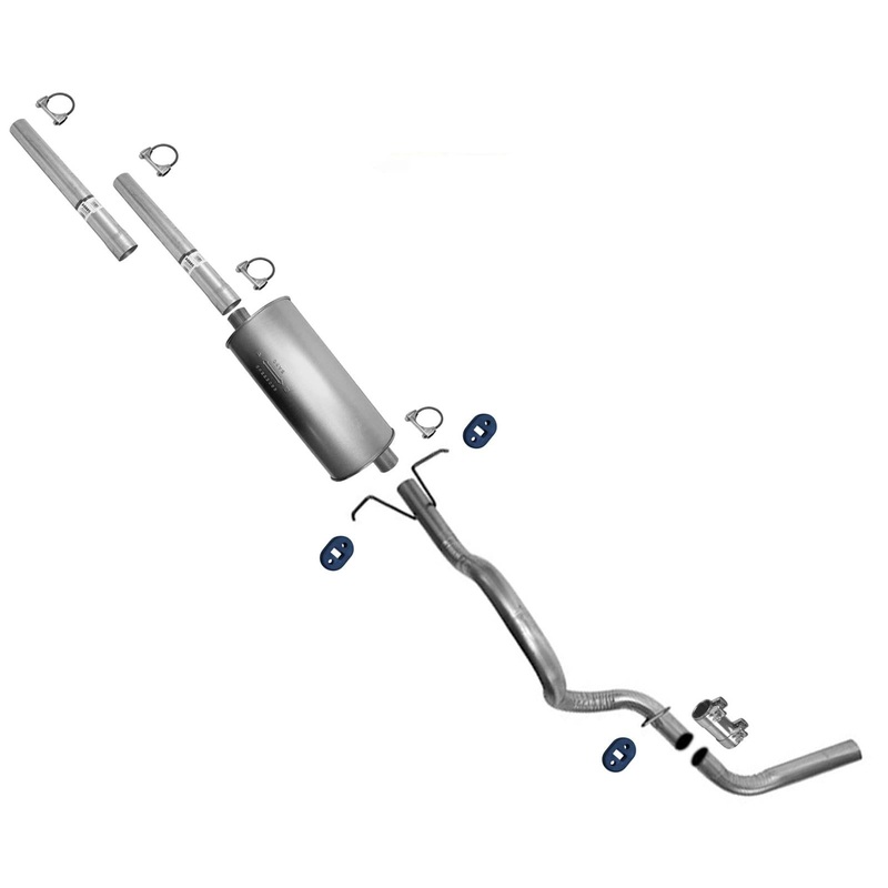 For 98-2001 Ford F150 4.2 4.6 5.4L Muffler Tail Pipe Exhaust System 120 139 WB