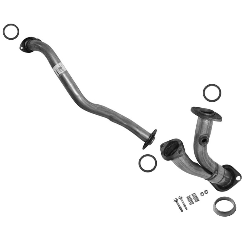 Front and Rear Lower Engine Y Pipe For Toyota Highlander Hybrid 3.3 2008-2010