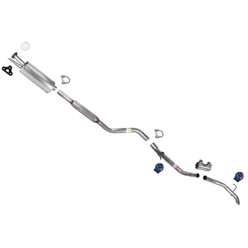 Muffler Resonator Tail Pipe Exhaust System for Honda Ridgeline 2017 18 19 2020