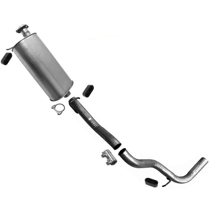 Muffler Tail Pipe Exhaust System For Chevrolet Express Van 1500 03-08 4.3L 5.3L