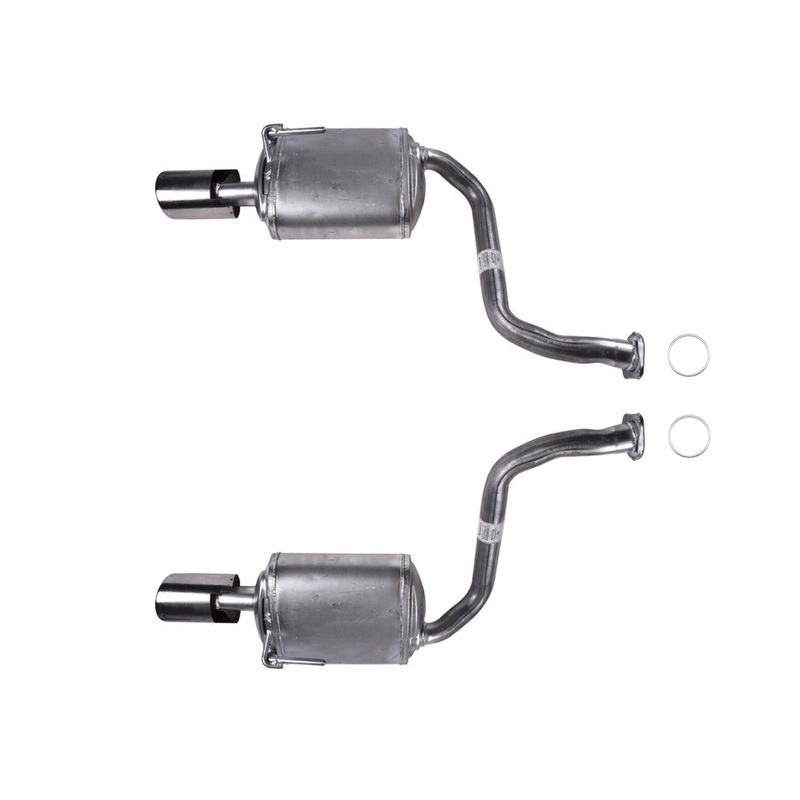 OE Style Left Right Dual Mufflers for Nissan Maxima 17 2018 2019 2020 2021 2022