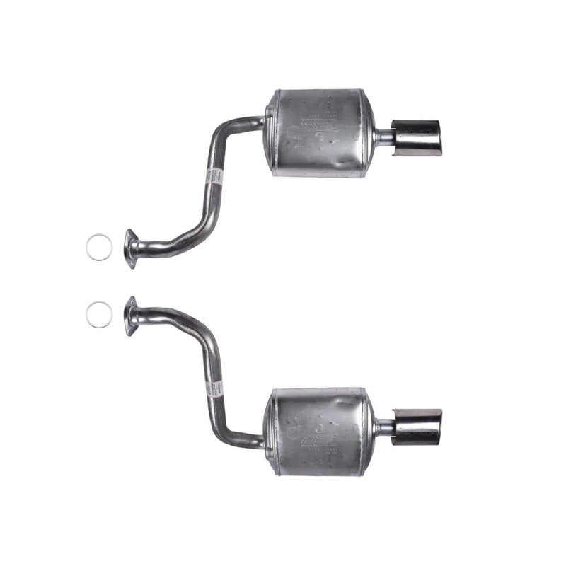 OE Style Left Right Dual Mufflers for Nissan Maxima 2012 2013 2014 2015 2016