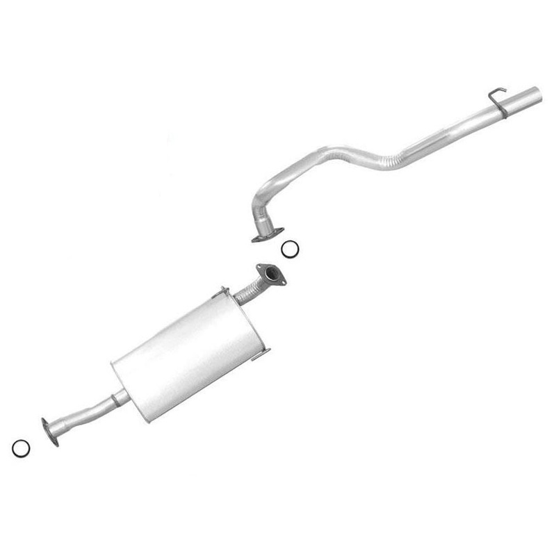 Pipe Middle Muffler Tail Pipe Exhaust System For Toyota 4Runner 2001 2002 3.4L