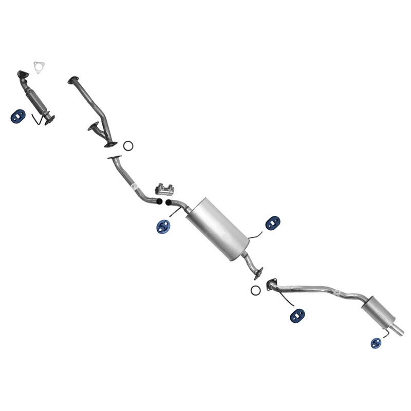 Pipe Muffler Rear Muffler Exhaust System for Mazda MPV 2002 2003 2004 2005 2006