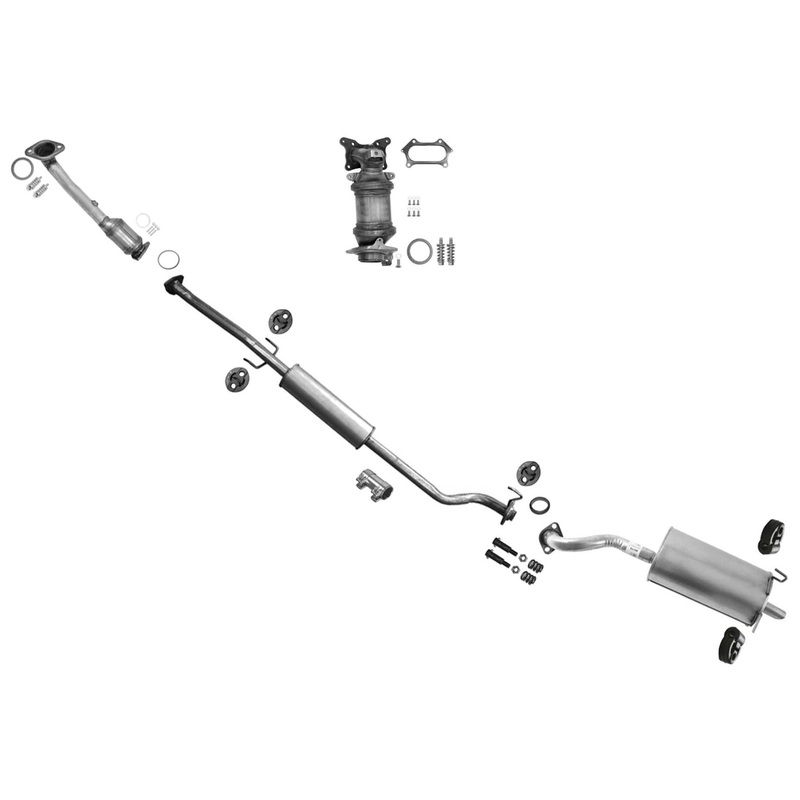 Rear Muffler Pipe Resonator Exhaust System for Honda CR-V CRV 2012 2013 2014