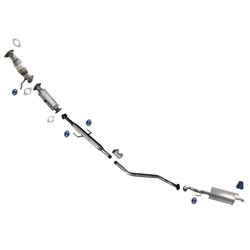 Resonator Ext Pipe Muffler Exhaust System for KIA Forte 2.0 Sedan 2010 2012 2013