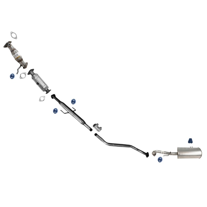 Resonator Ext Pipe Muffler Exhaust System for KIA Forte 2.4 Hatchback 2011 2013