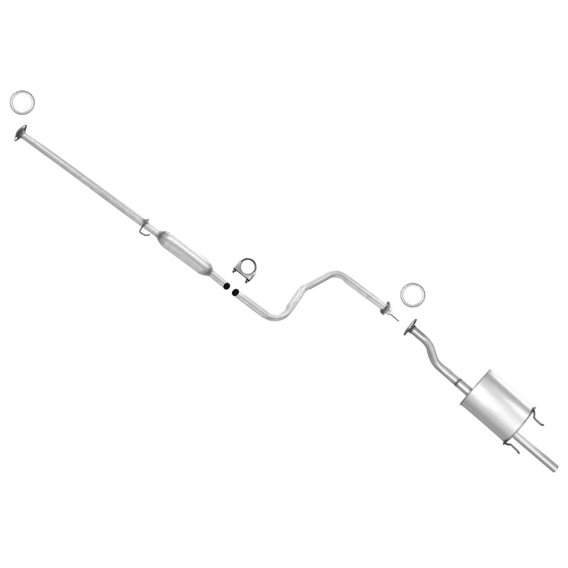Resonator Muffler Exhaust For Honda Civic 2 or 4 Door 1.6L DX LX 1996 99 2000
