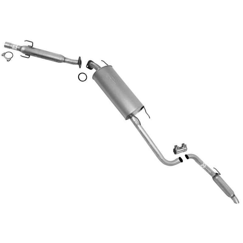 Resonator Pipe Muffler Exhaust Sys For Toyota Sienna 2004-2006 All Wheel Drive