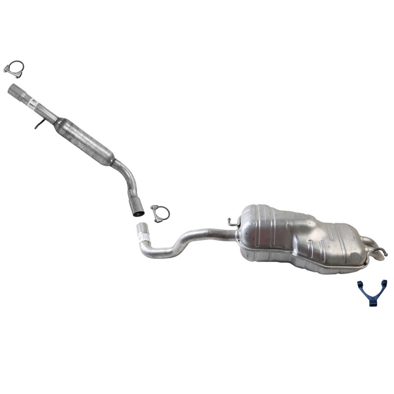 Resonator Rear Muffler Exhaust System for Volkswagen Beetle 1999-2005 1.8L