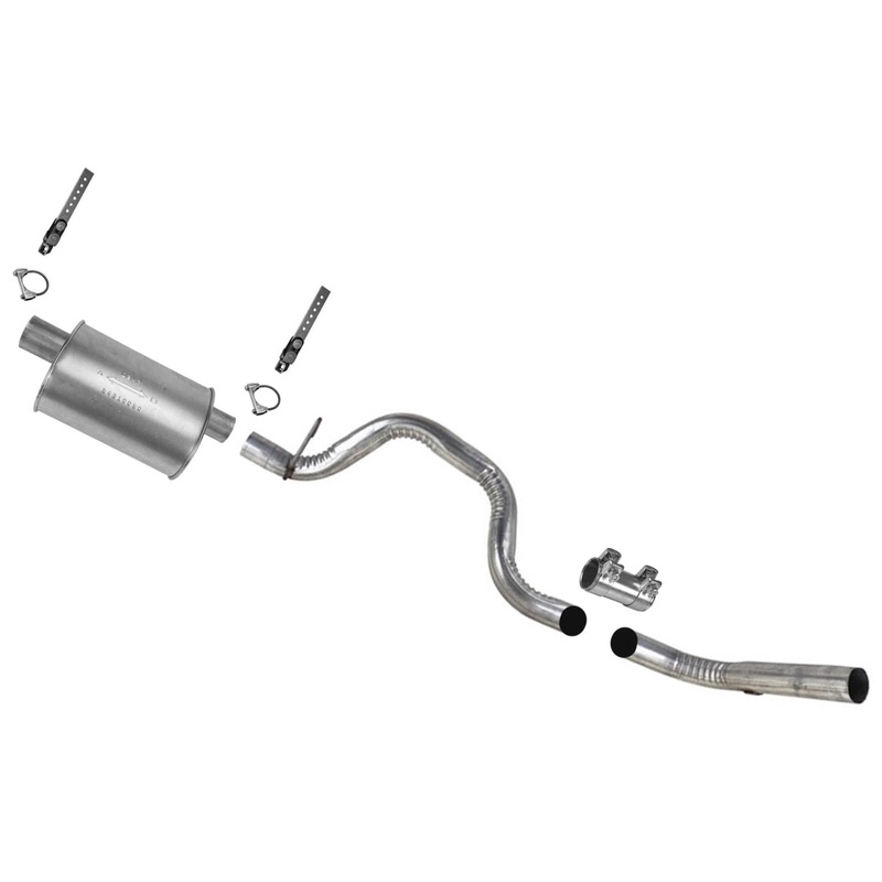Weld On Muffler Tail Pipe For Dodge W150 W250 D150 D250 Pick Up 1992-1993