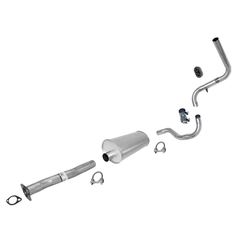 88-94 Ford F250 F350 4x4 7.3L Diesel Muffler Exhaust System 133 Inch W/B