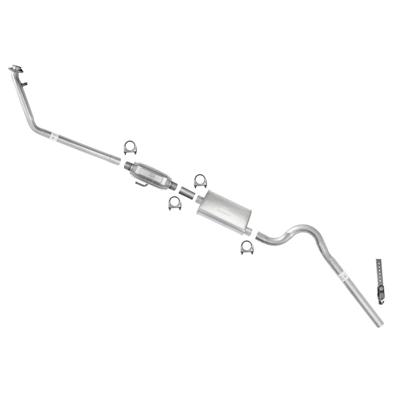 California Catalytic Converter Muffler Pipe Exhaust for Jeep CJ7 4.2L 1985-1986