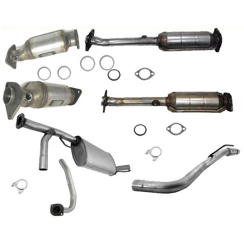 Catalytic Converters & Muffler Exhaust System Complete for 05-10 Nissan Xterra