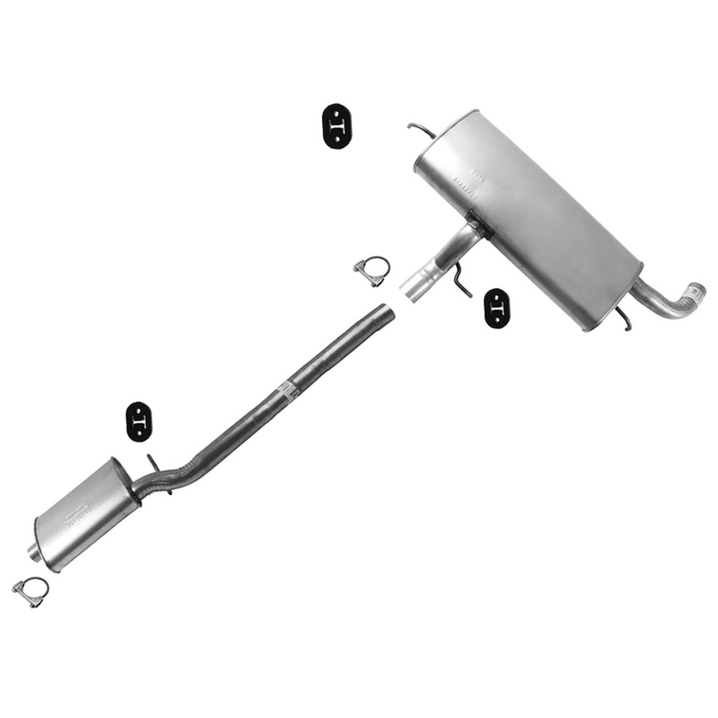 Complete Muffler Exhaust System for GMC Equinox Terrain 2.4L 2010 2015 2016 2017