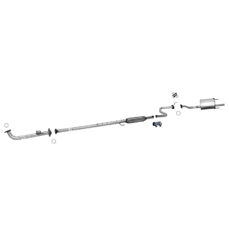 Exhaust Front Pipe Muffler System for Honda Civic 3 Door Hatchback DX CX 96-00