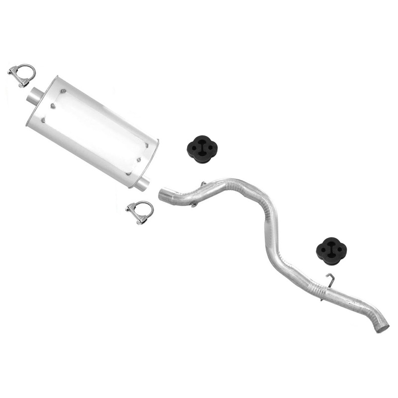 Exhaust System Muffler Tail Pipe For Jeep Wrangler 1997 1998 1999 2.5L 4.0L