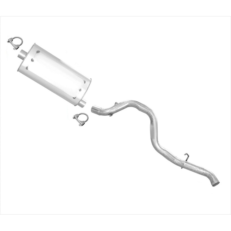 Exhaust System Muffler Tail Pipe For Jeep Wrangler 2.5L 4.0L 1997 1998 1999
