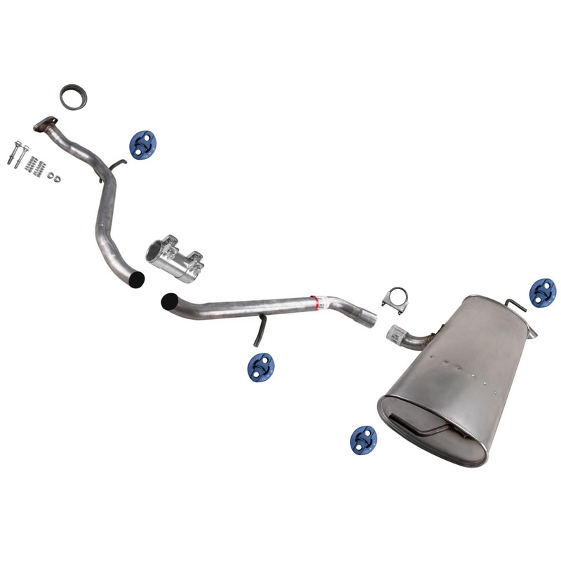 Ext Pipe Rear Muffler Exhaust System for Toyota Corolla 2019-2023 Hatchback 2.0L