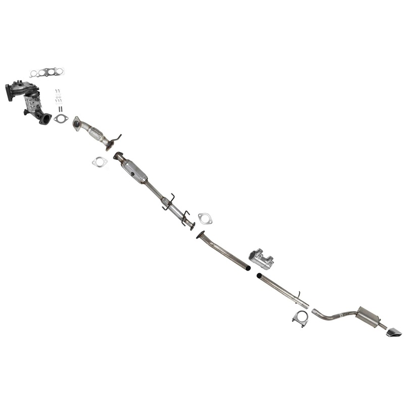 Extension Pipe Rear Muffler Exhaust System for Hyundai Sonata 2015-2019 2.4 Gas