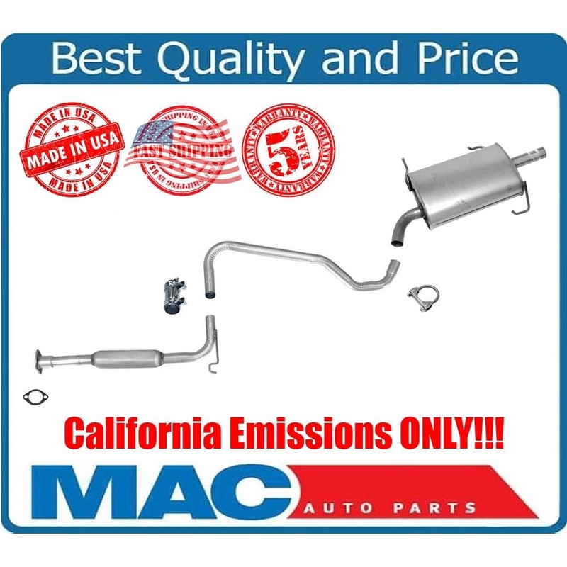 Extension Pipe with Muffler for Nissan Altima 98-2000 with California Emissions